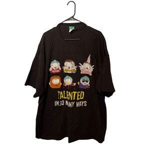 South Park Shirt Mens 3XL Brown Y2K Cartman Talented In So Many Ways Cartoon